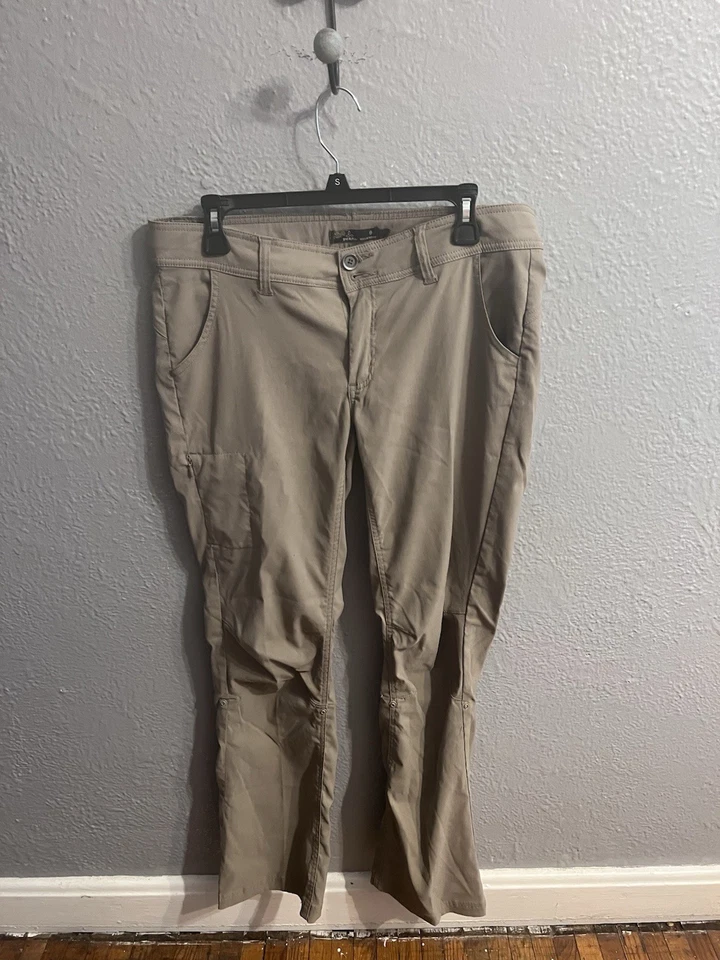 PrAna Pants Womens Size 8 Tannish Olive Hiking - Image 2 of 4