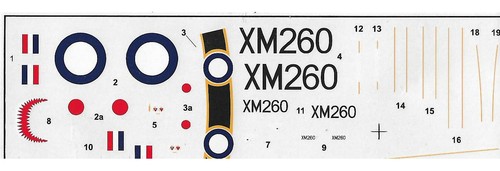 E.E.Canberra Mk.8 - modelling kit Amodel 1429 Plastic model airplane kit 1:144 - Picture 23 of 24