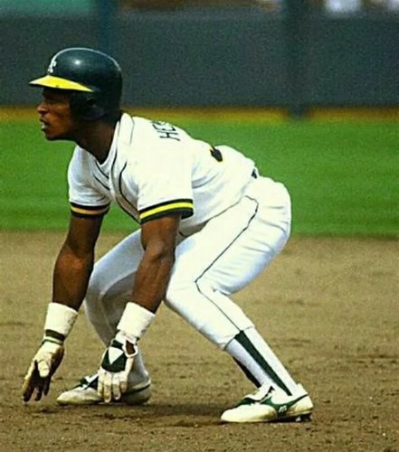 Rickey Henderson HOF 1st of 19 Career 4+ STOLEN BASE Games 1980 Athletics Ticket - Picture 3 of 11