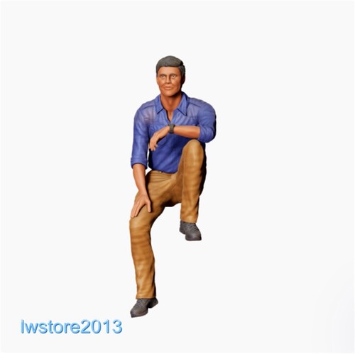 1/64 1/87 1/43 1/18 1/24 Vaquero Hombre Niña Escena Miniaturas Figuras Modelo Para Coches - Imagen 6 de 6