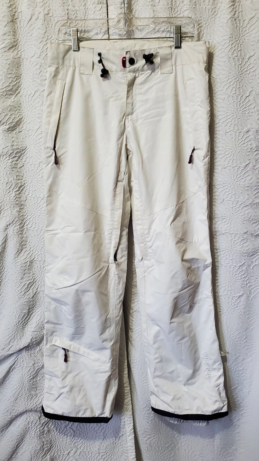 Venture Liquid 5000 White Snowboard Ski Snow Pants Women's Small P Waterproof