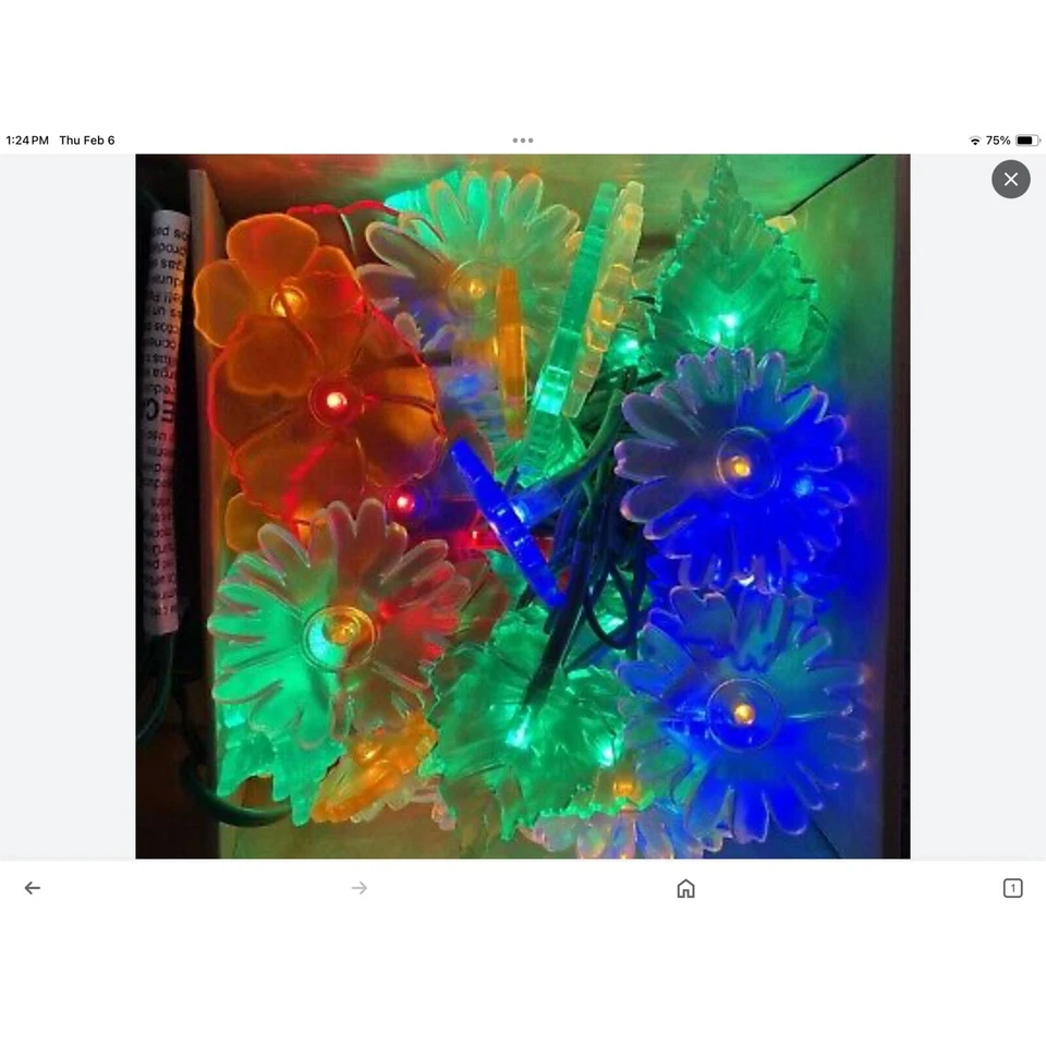 IKEA SKINA Diseño Ola Wihiborg Luces Flores Hojas Azul Rojo Verde Selva 2006 Foto 2 de 4