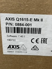 AXIS Q1615-E Mk II  0884-001 1080 Day & Night Indoor/Outdoor Network Camera NEW