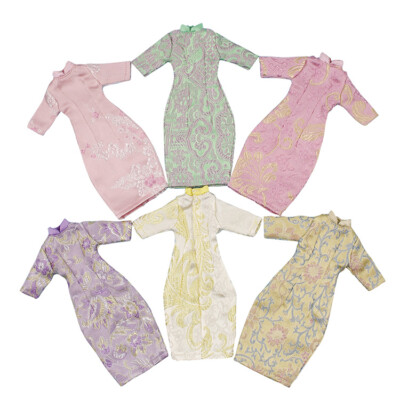 Multi-color Chinese style cheongsam retro for 12'' Blythe Doll Factory Outfit