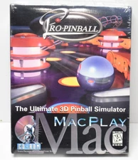Pro-Pinball 3D Big Box Simulator Game MacPlay CD-ROM 1996 Macintosh New Sealed