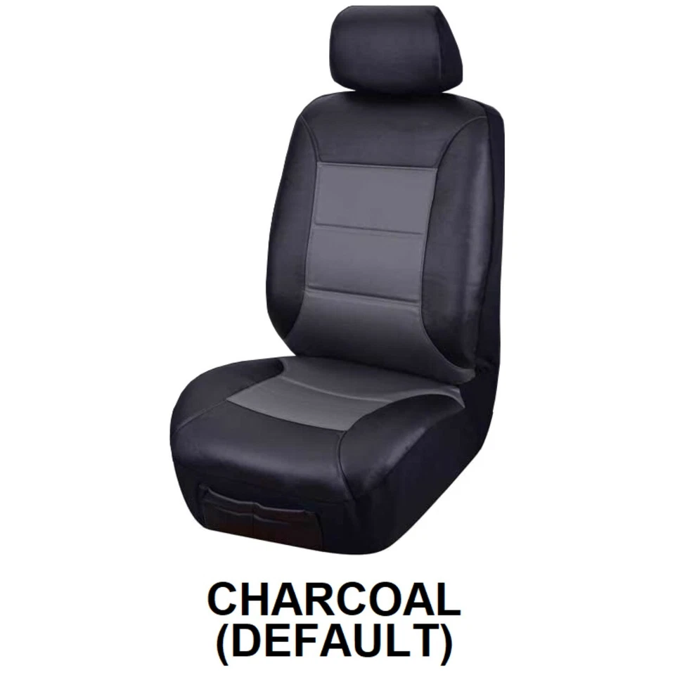 SINGLE WATER RESISTANT LEATHER LOOK SEAT COVER FOR CHEVROLET BEL AIR - Image 3 of 4