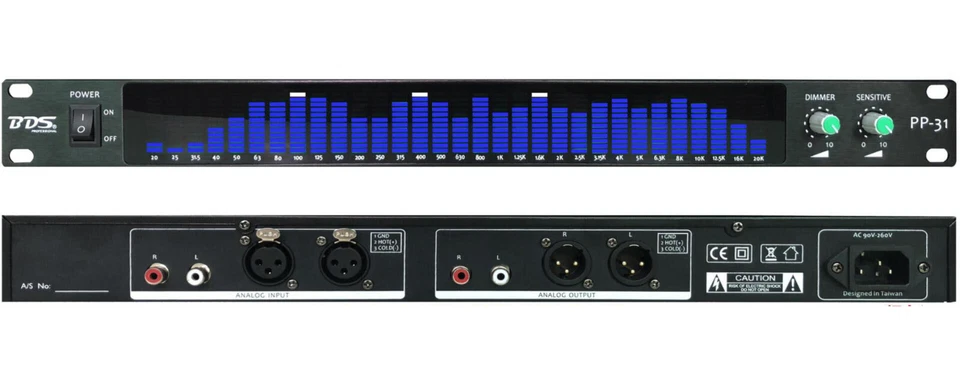 Digital Audio Spectrum Analyzer Display VU Meter 31 Segment BDS PP-31 - Bild 3 von 4