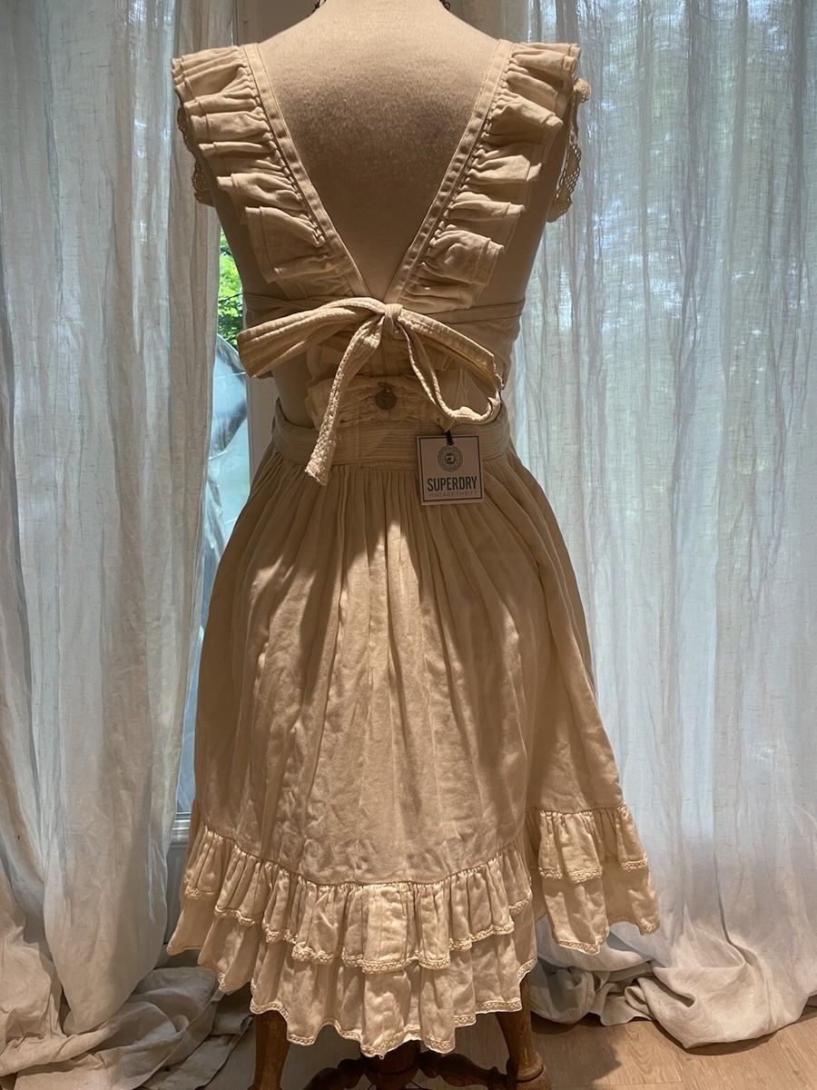 NWT RARE SUPERDRY vintage Thrift Dress Small Cream | eBay NWT RARE SUPERDRY vintage Thrift Dress Small Cream | eBay