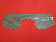 CARBON FIBER DASH INSERT 14-1/2 X 5  WITH 2 G...