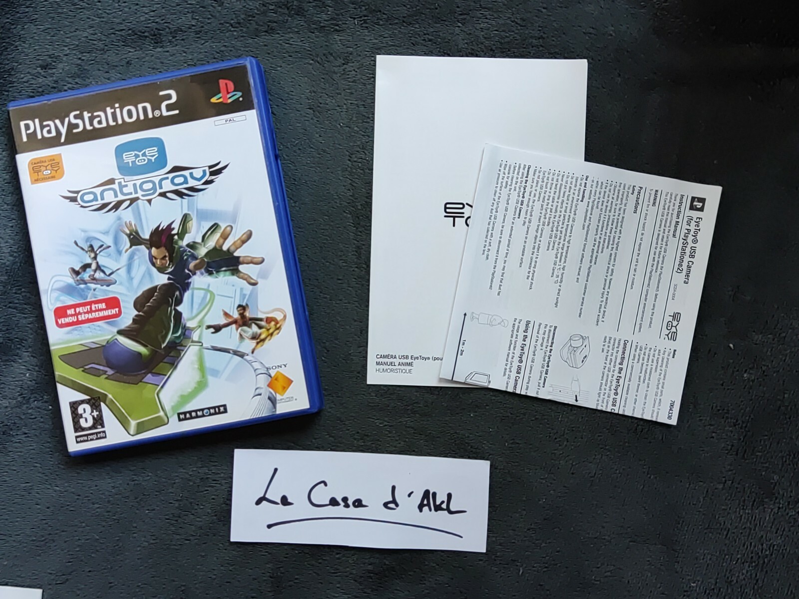 Eyetoy : Antigrav complet sur Playstation 2 - PS2 version UK avec FR TTBE