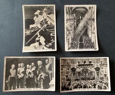 Senior Service &ldquo;Sights Of London Jubilee Pictures&rdquo; B&W large card 1935 - 4 Cards