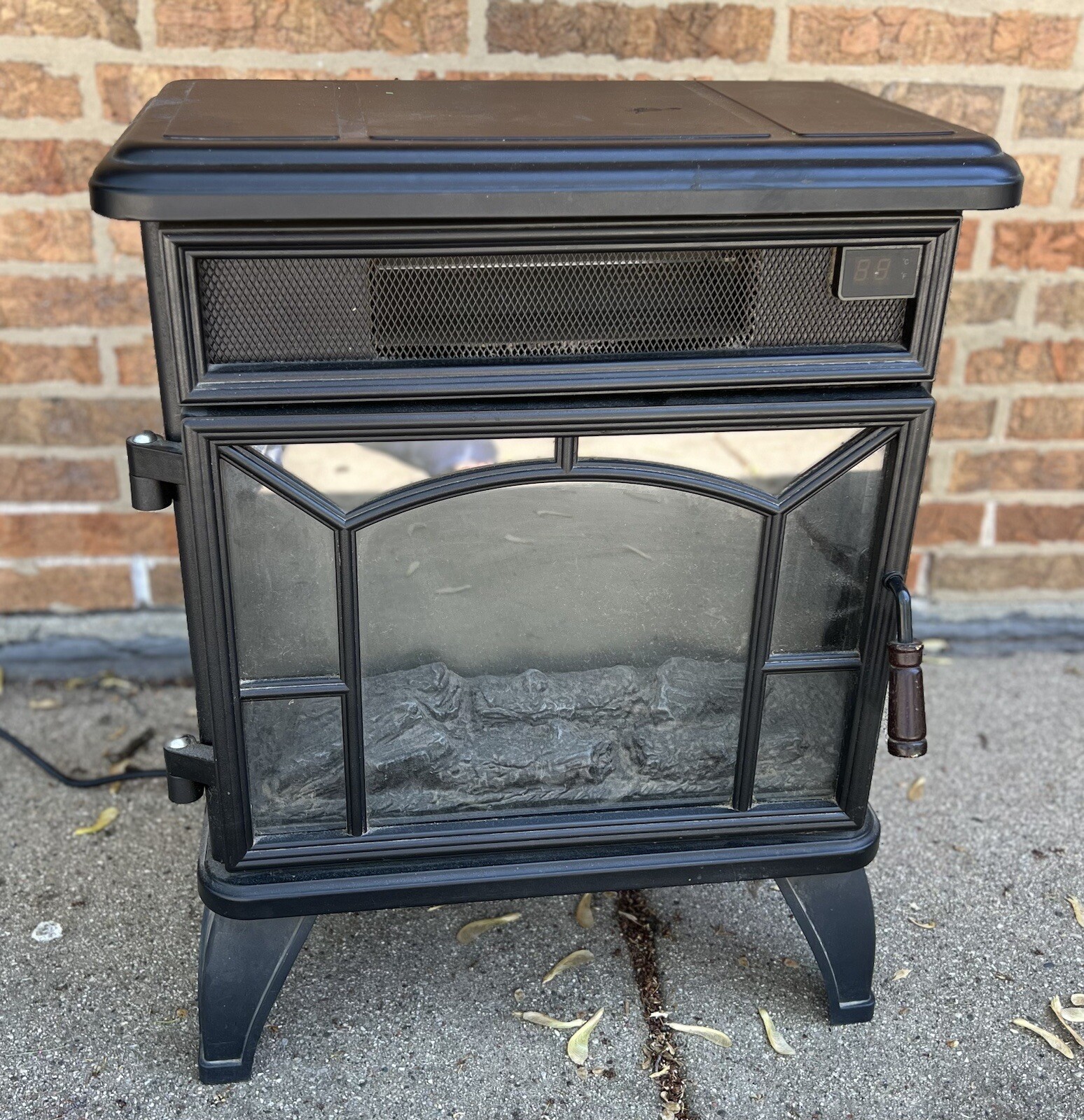 Duraflame DFI-550-22 Infrared Quartz Electric Fireplace Stove Heater -  Black | eBay