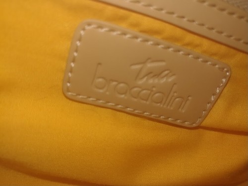 BRACCIALINI TUA HOME SWEET HOME TOTE VORREI VIVERE EN SUMFLOWERS MANGOS DE BAMBÚ - Imagen 10 de 11