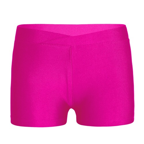 Kids Girls Boy-Cut Yoga Dance Shorts Gymnastics Sports Booty Bottoms Hot Pants - Picture 6 of 91