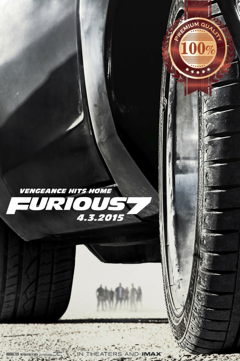 FURIOUS THE FAST AND ORIGINAL OFFICIAL CINEMA MOVIE PRINT