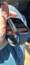 Apple Watch Series 6 44mm Space Gray Aluminum Case with Black Sport Band -...