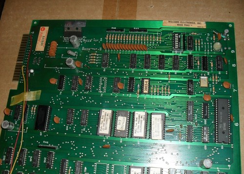 MAKE TRAX - Williams Arcade - GENUINE LOGIC PCB - Working 100% - Picture 8 of 12