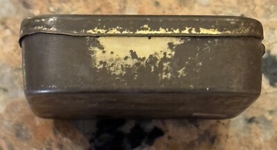 Vintage Golden Eagle Double Flake Sweet Slice Tobacco Tin 2.5“ X 3.5“