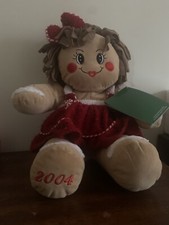 Dan Dee Collectors Choice Christmas Gingerbread Girl Plush Stuffed Doll 17" 2004