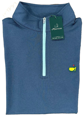 2026 Masters Peter Millar 1/4 Quarter Zip Golf Pullover Jacket