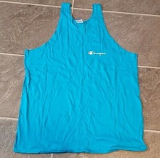 NWOT VTG CHAMPION 80'S 90'S COTTON/RAYON MEN'S TANK TOP SZ XL MADE IN USA