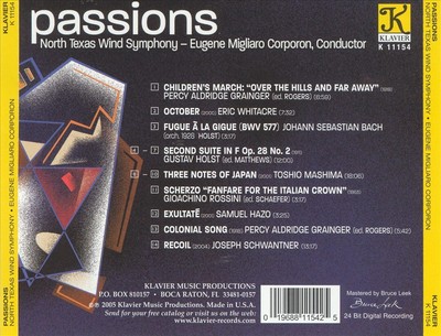 PASSIONS NEW CD