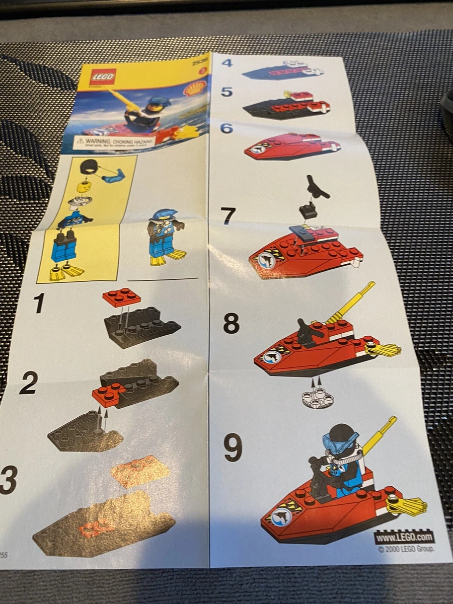Lego jet ski instructions sales