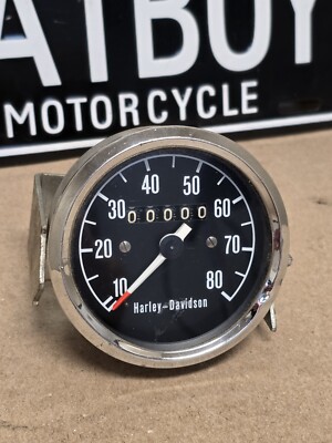 Vintage 70s 80s Harley Davidson Snowmobile Speedometer | eBay