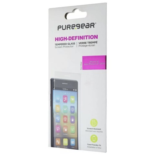 PureGear HD Hartglas Displayschutzfolie für Apple iPhone Xs/X - Klar - Bild 2 von 2