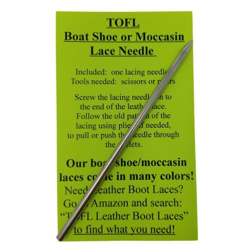 boat shoe lacing needle
