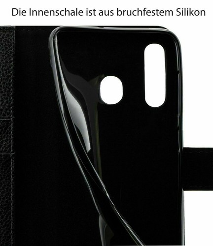 Housse pour Samsung Galaxy A20e étui style livre protection téléphone portable housse portefeuille - Photo 9/11