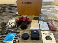 Canon EOS Rebel T6 Camera Set W/ Lens, Unopened Cleaning Kit, Two SD cards