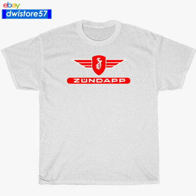 New Shirt Zundapp Motorcycles Logo Black/Navy/White/Grey Men's T-Shirt S-5XL
