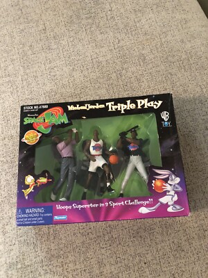 Michael Jordan Space Jam フィギュア 3体セット Vintage Michael Jordan Space Jam Triple Play 3 Figure Box Set Tune