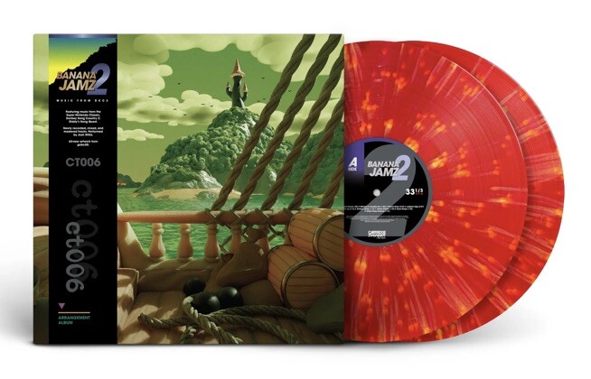 NEW Banana Jamz 2 RED SPLATTER 2LP Vinyl Donkey Kong OST VGM Diddy