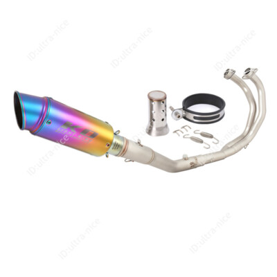 MT-03 2018-2025 for Yamaha YZF R3 Full Exhaust System Header Pipe Muffler Tips