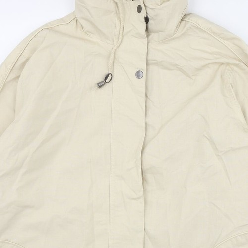 Blair Womens Beige Jacket Size M Zip - Picture 7 of 12