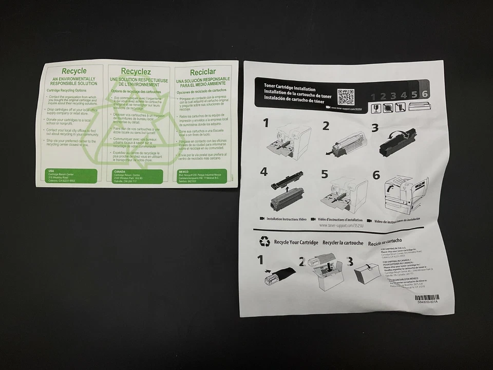 Repuesto de cartucho de tóner magenta V7 para HP CE253A 504A 7K THM23525 *NUEVO* Foto 2 de 4