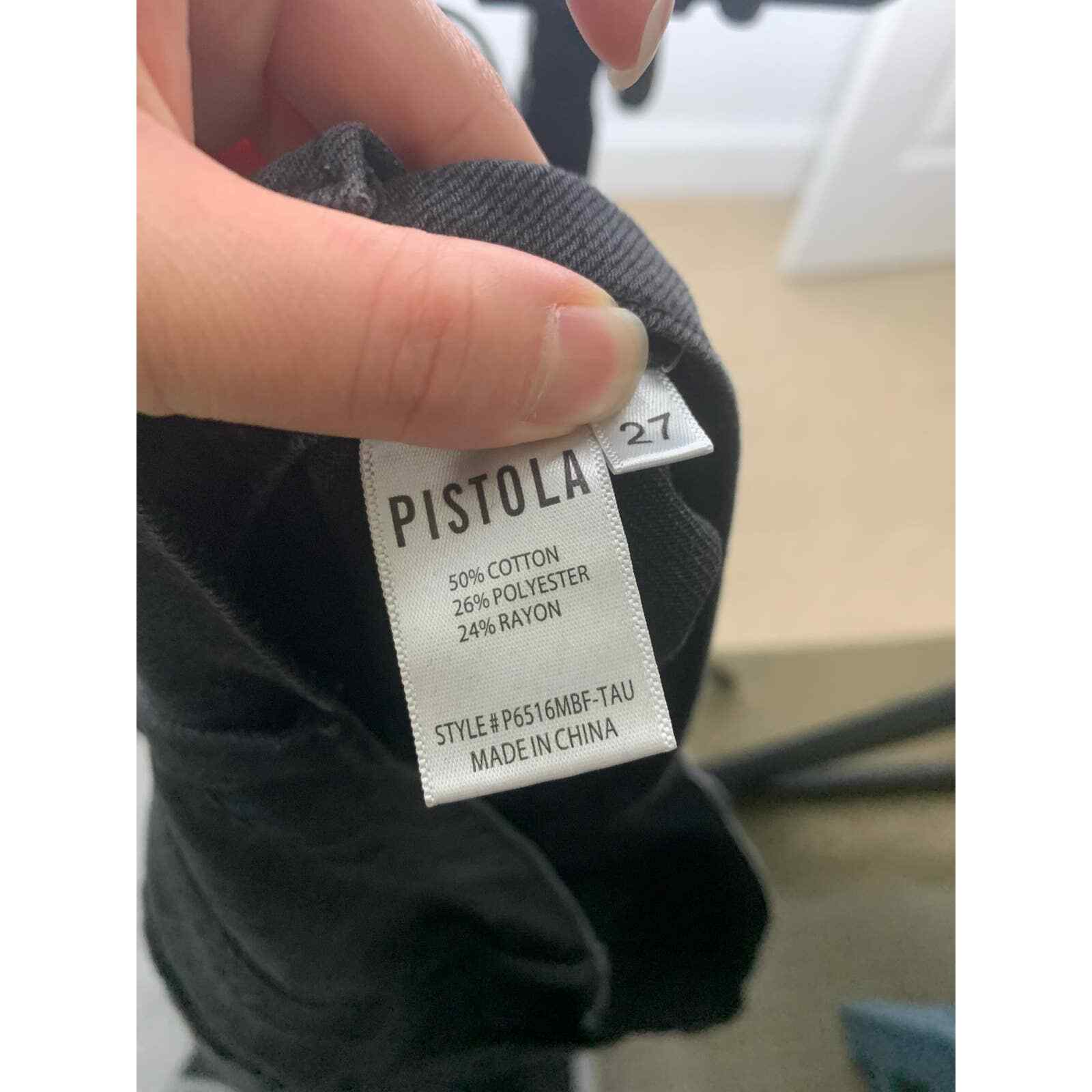 Pistola Bobbie Black High Rise Criss Cross Asymmetric… Gem