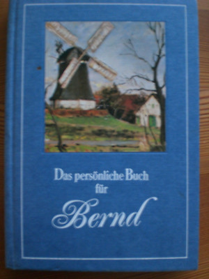 Das persönliche Buch für ''Bernd'' - Tagebuch