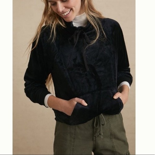 Sunday In Brooklyn X Anthropologie Black Mairead Mock Neck Pullover Cozy Sweater - Picture 4 of 12