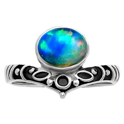 Natural Multi Stones 925 Sterling Silver Ring Size 5-9 Jewelry DGR1121 R-1046