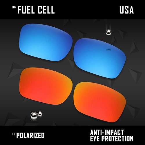 Anti Scratch Polarized Lot Replacement Lenses for-Oakley Fuel Cell OO9096 Opt - Picture 25 of 32