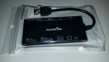 Rocketek USB 3.0 Memory Card Reader/Writer for CF Card, xD SD RT-CR7