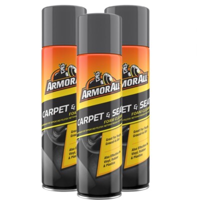 3 x Armor All Schaumreiniger für Teppiche und Polster 500ml