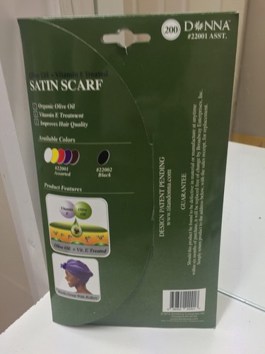 Donna Titan - Satin Scarf -Treated With Olive Oil & Vtamin E - *BNIB* - Picture 2 of 2