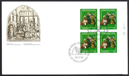 🍁Canada   #975 URpb   "Three Wise Men"   Brand New 1982  First Day Cover