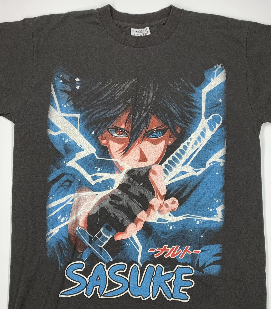 Sasuke Anime Tee Shirt Modern Reprint Size Medium Cartoon Art