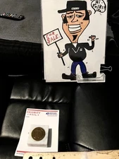 VINTAGE  DICALITE COMPANY AWARD COIN & MARBLE A Insulation Filter Aids Absorbent