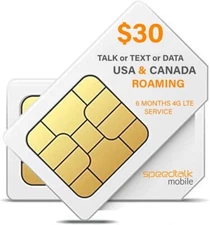 SpeedTalk Tracker SIM Card 5G 4G GPS Tracker 6 Month Service Included